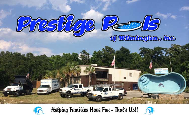 Prestige Pools for swimming pools in Wilmington, NC